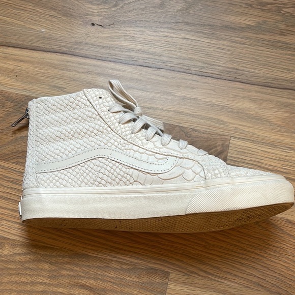 Vans SK8-Hi in Mono Python Angora UNISEX Size M 8.0/W 9.5 - Picture 7 of 9